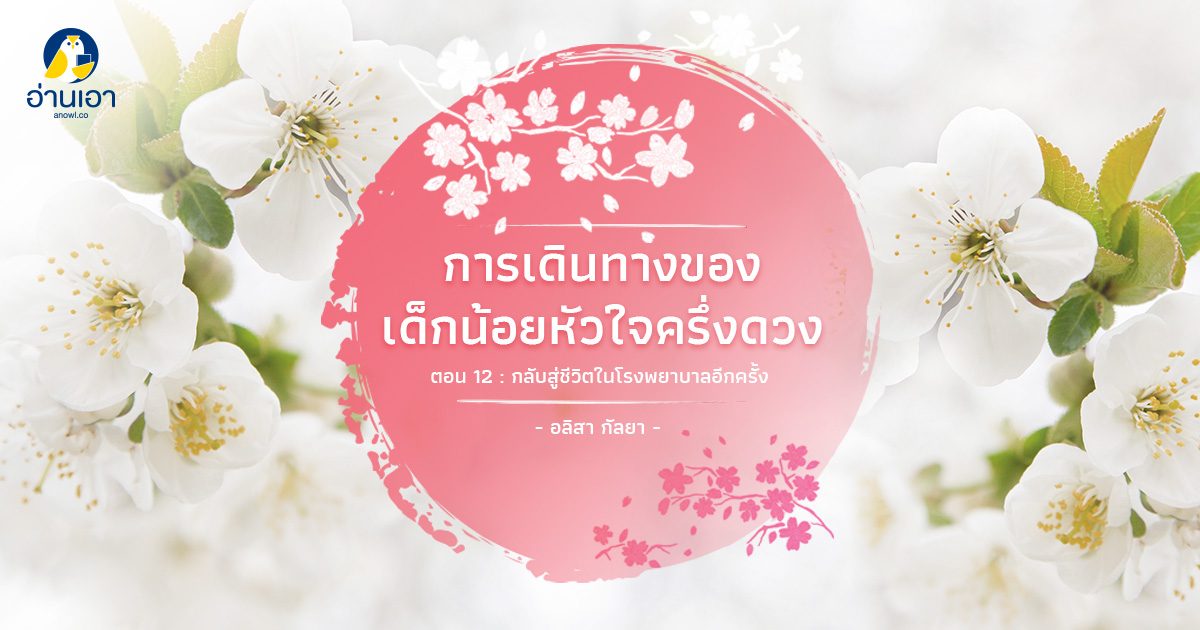 การเดินทางของเด็กน้อยหัวใจครึ่งดวง ตอนที่ 12 : กลับสู่ชีวิตในโรงพยาบาลอีกครั้ง